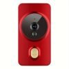 1pc Smart Wireless Doorbell, Smart 2.4G WIFI Video Doorbell, Tuya APP Smart System Control, Two-way Intercom, Night Vision Function, Video Conversation, Family Helper (delivered Without Battery)