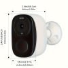 Outdoor Wireless Security Camera, 2K 5mp Video Resolution, 5200mAh Battery Powered CCTV Camera For Home Security, Cloud/SD(up To 256G), No Monthly Fee, AI Motion Detection, Spotlight, Color Night Vision, WiFi, Two-Way Audio
