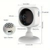 2MP Wireless Wifi Security Camera, 2.4G Wifi Home Monitor Camera for Home/Baby/Pet Monitoring