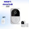 17e79bd8-d831-401e-aea7-bd62e2983ef5 Smart Doorbell, Video Doorbell, Wireless Wi-Fi Smart Wide Angle Home Security Doorbell Camera, Adjustable Home Intercom with 2 Way Audio, IR Night Vision, Motion Detection, Cloud Storage.