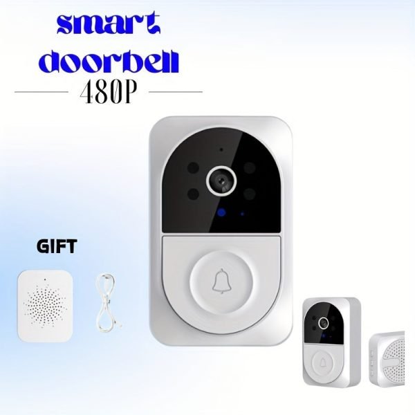 17e79bd8-d831-401e-aea7-bd62e2983ef5 Smart Doorbell, Video Doorbell, Wireless Wi-Fi Smart Wide Angle Home Security Doorbell Camera, Adjustable Home Intercom with 2 Way Audio, IR Night Vision, Motion Detection, Cloud Storage.