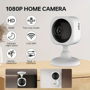 1f8ef529-8847-45f3-a09c-b3150623ba11-1 2MP Wireless Wifi Security Camera, 2.4G Wifi Home Monitor Camera for Home/Baby/Pet Monitoring
