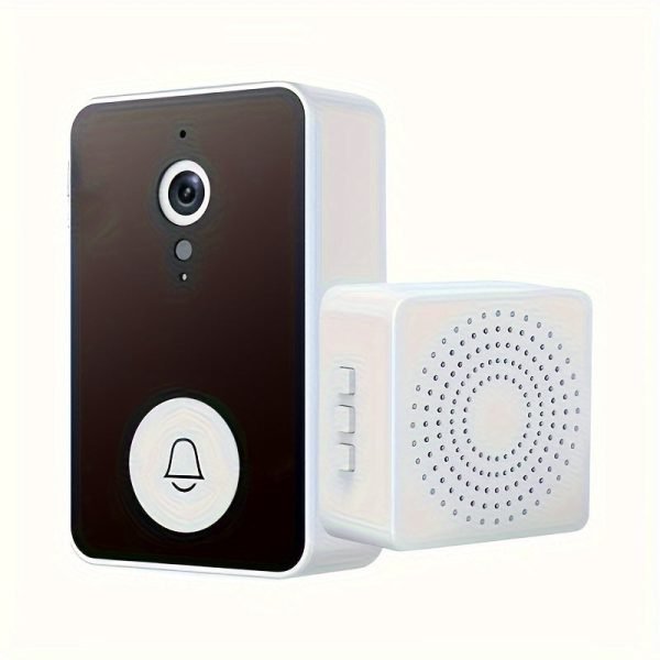 Smart Doorbell, Smart Wireless Remote Video Doorbell Intelligent Visual Doorbell, Home HD Night Vision Wi-Fi Security Door Doorbell.