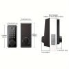 BULIST Smart Lock, Fingerprint Door Lock, Keyless Entry Door Lock, Touchscreen-Backlit Keypad Deadbolt - Tuya APP Full Control, Easy Installation and Programming - Black (Sales only in North America)