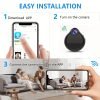 3abf777bc084c29a2629c4dff3e8317d 1pc HD 1080p Smart Wireless WIFI Home Mini 360° Degrees Camera, Smart App Control And The Viewing Angle Can Be Adjusted 360-degrees, HD Infrared Night Vision Two-way Audio, Mobile Phone Remote Control, Indoor Home Baby Cam Pets Monitor. Includes Battery,