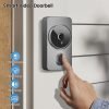 2024 new smart visual doorbell, smart system control, 2.4G wireless wifi for home and commercial use, no need to drill holes for the app camera (no built-in battery, shipped without battery).