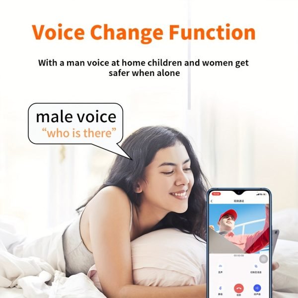 1 set, smart wifi video doorbell 480P camera pixel, APP supported, two way intercom, video calling, free cloud storage, global server push notification