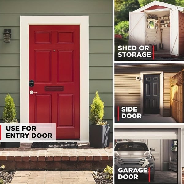 10-Button Keypad, Transitional Electronic Door Lock, Featuring Convenient Keyless Entry, User Codes And Auto Locking