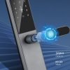 WAFU TT Lock Fingerprint Smart Door Lock Biometric Digital Electric Hotel Door Lock For Home Hotel Office