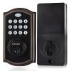 Noqiz Keyless Entry Door Lock, Smart Lock With Touchscreen Keypad, Secure Deadbolt Lock With 50 User Codes, Easy Installation, Auto Lock, Bedroom Door, Home, Apartment, M15 ORB