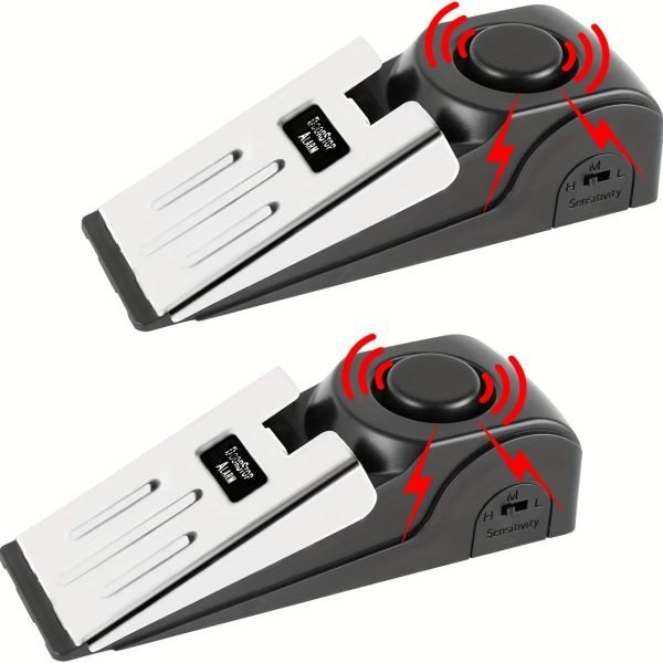 5bc91efa5ab1020aef21cb7144def9b1 120dB Intruder Alert: Door Stop Alarm - The Ultimate Security Wedge For Home, Traveling & Hotel
