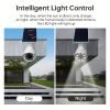 2 Packs, Solar Powered Dummy Camera, Fake Security Camera With LED PIR Motion Sensor Detection Light, Flood Light For Garden, Outdoor, Homes, Office, Shops, Garage