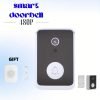 Smart Doorbell, Smart Wireless Remote Video Doorbell Intelligent Visual Doorbell, Home HD Night Vision Wi-Fi Security Door Doorbell.