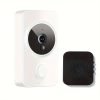 New Smart Video Doorbell, APP Control Phone Reminder Two-way Intercom, 2.4G Wireless Wifi For Home And Commercial Use, Night Vision With Cloud Storage Function Camera, No Hole Installation (AAA Battery Power, Shipped Without Battery)