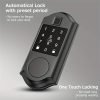 Smart Lock With Fingerprint Deadbolt - 5-in-1 Keyless Entry Door Locks With Keypads & App Remote Control, Waterproof Auto Smart Lock