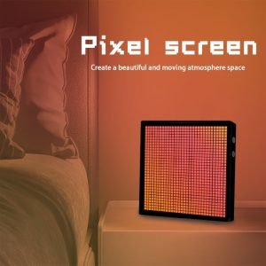 LED Pixel Display, Programmable LED Screen, App Control Customizable DIY Text Pattern Animation, Wall Mounted Or Desktop Use, Ideal For Home Decor, Art Creation, Game Room, Bars, Car Windshields, Commercials, Hotels, Christmas Gifts