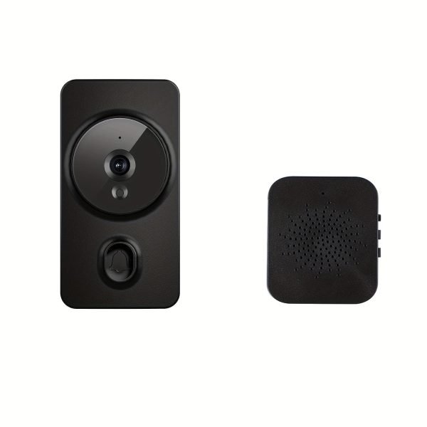 2024 new smart visual doorbell, smart system control, 2.4G wireless wifi for home and commercial use, no need to drill holes for the app camera (no built-in battery, shipped without battery).