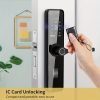 Home Electronic Digital Biometric Fingerprint Door Lock Keyless Entry Door Lock with App and Keypad, Smart Door Lock, Front Door Locks