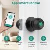 Smart Door Knob, Fingerprint Door Lock Smart Lock Biometric Door Lock Fingerprint Door Knob With App Control, Suitable For Bedroom, Cloakroom, Apartments Offices, Hotels - S10Y