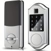Smart Lock With Fingerprint Deadbolt - 5-in-1 Keyless Entry Door Locks With Keypads & App Remote Control, Waterproof Auto Smart Lock