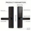 Smart Fingerprint Door Lock Keyless Entry Door Lock For Home Hotel Office Airbnb Wireless Digital Electric Door Lock