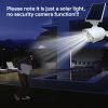 Solar Light Pseudo Safety Camera, Simulating CCTV Monitoring System, With LED PIR Motion Sensor Detection Light, Suitable For Indoor And Outdoor Homes, Offices, Shops, And Garages