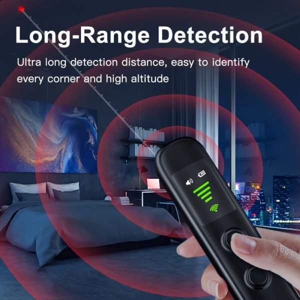 T66 Camera Detector Bug Detector Detects Cameras, GPS Trackers, Bugs With Infrared Scanning Signal Detection, And Privacy Protector Detective Equipment With Infrared Sensing Function Only, Without Wireless Signal Transmission.