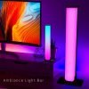 2pcs Smart LED Light Bars, RGB Night Light With Remote Control And APP Control, Music Sync Backlight For Gaming TV Bedroom Decoration, Desktop Lamp