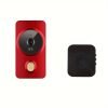 2024 new smart visual doorbell, smart system control, 2.4G wireless wifi for home and commercial use, no need to drill holes for the app camera (no built-in battery, shipped without battery).