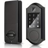 Smart Lock With Fingerprint Deadbolt - 5-in-1 Keyless Entry Door Locks With Keypads & App Remote Control, Waterproof Auto Smart Lock