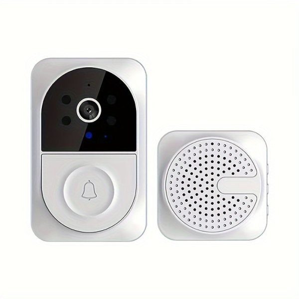 f2833ff78ef6faf5360861251a621bc5 Smart Doorbell, Video Doorbell, Wireless Wi-Fi Smart Wide Angle Home Security Doorbell Camera, Adjustable Home Intercom with 2 Way Audio, IR Night Vision, Motion Detection, Cloud Storage.