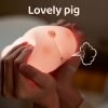Silicone Night Light Piggy Pat Lamp Accompanying Sleeping Induction USB Rechargeable Bedroom Sleeping Bedside Lamp For Boys And Girls Friend Girlfriend Cute Holiday Gift